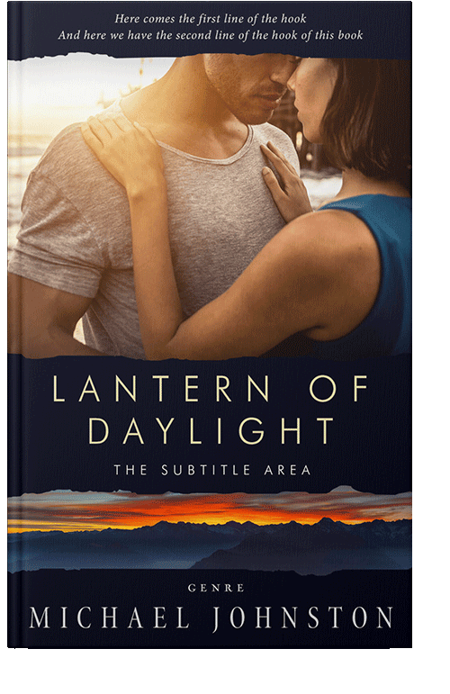 Front view of Thunder #3329 - Premade Romance Book Cover