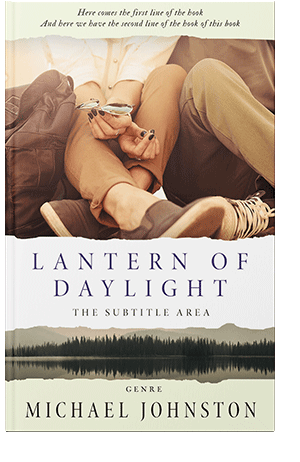 Pre Made Book Cover Cocoa Brown