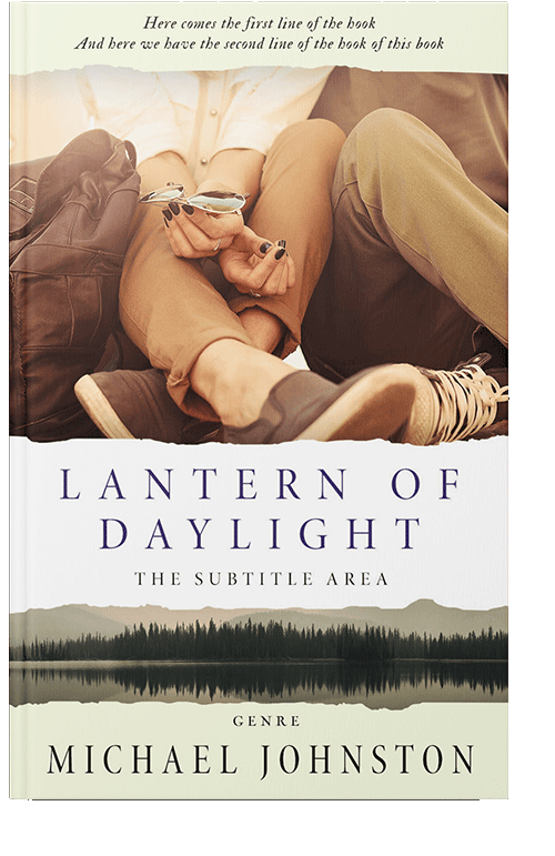 Front view of Cocoa Brown #3331 - Premade Romance Book Cover