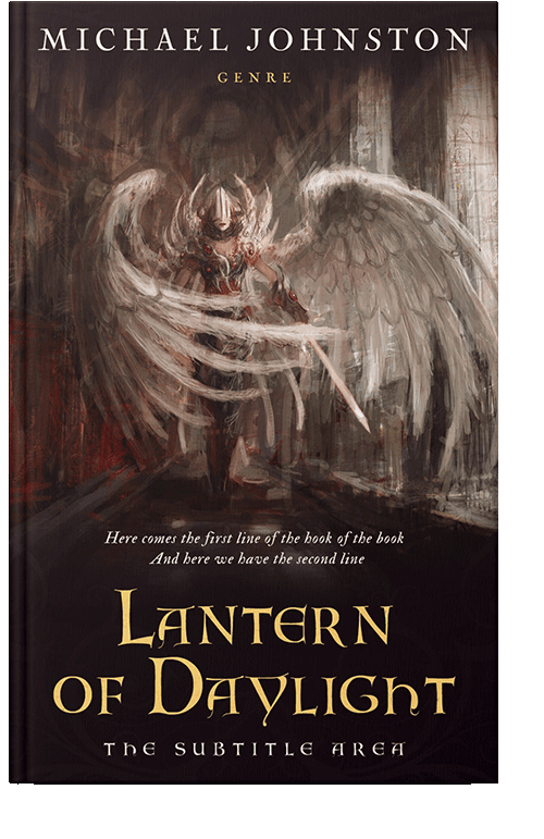 Front view of Night Rider #3339 - Premade Historical Book Cover