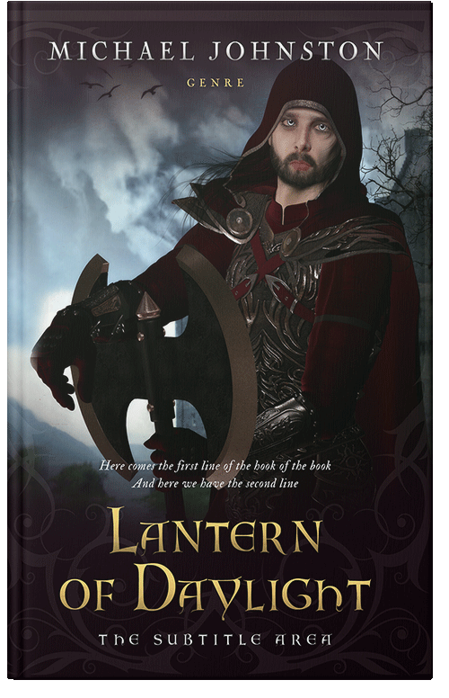 Front view of Cocoa Brown #3340 - Premade Historical Book Cover