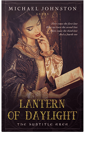 Pre Made Book Cover Antique Brass