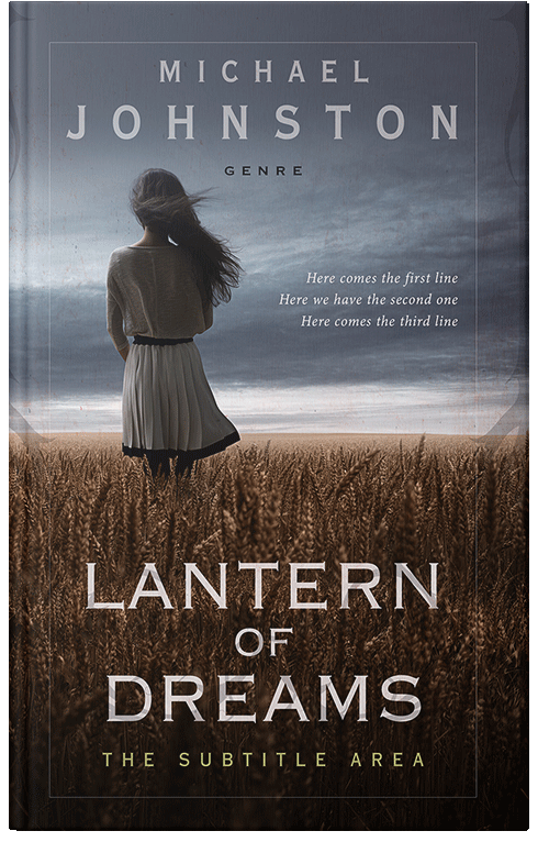 Front view of Premade Romance Book Cover - Masala