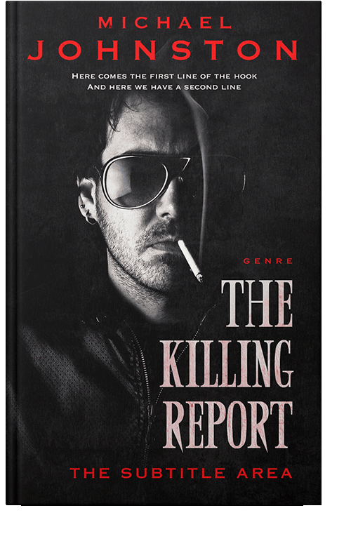 Front view of Cod Gray #3355 - Premade Mystery & Thriller & Suspense Book Cover