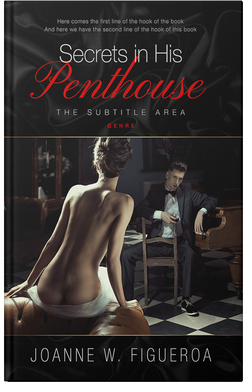 Front view of Cod Gray #3364 - Premade Erotica Book Cover