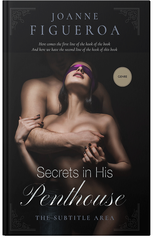 Front view of Quicksand #3373 - Premade Erotica Book Cover