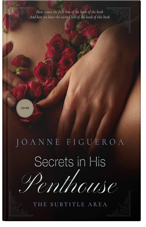 Front view of Premade Erotica Book Cover - Graphite