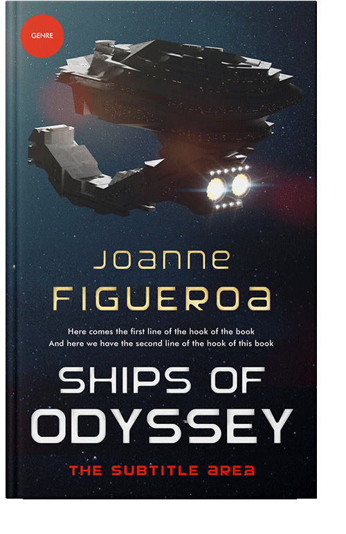 Front view of Vulcan #3376 - Premade Science Fiction Book Cover