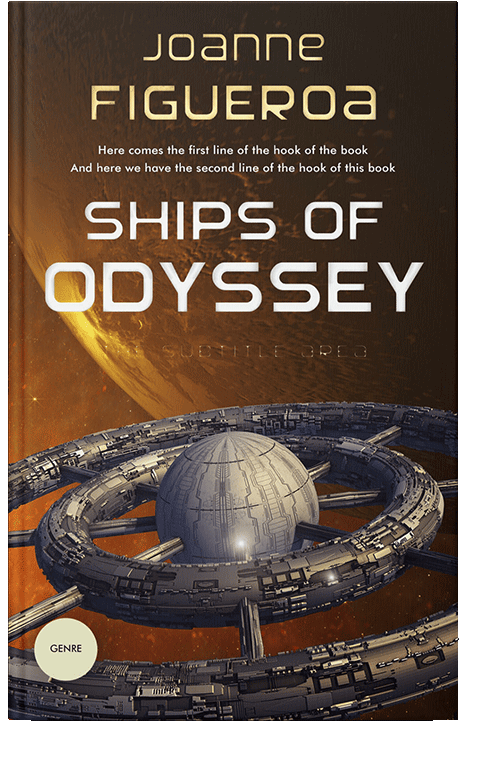 Front view of Eclipse #3377 - Premade Science Fiction Book Cover