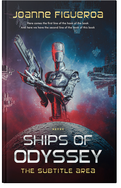 Front view of Mirage #3379 - Premade Apocalyptica Book Cover