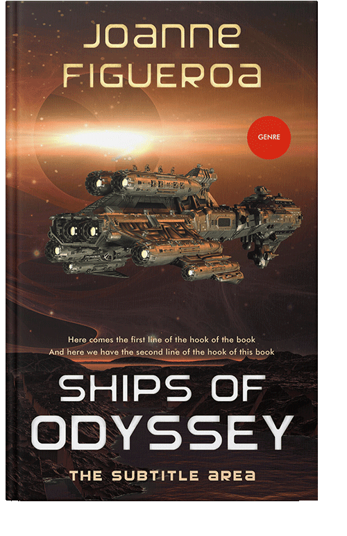 Front view of Eclipse #3384 - Premade Science Fiction Book Cover