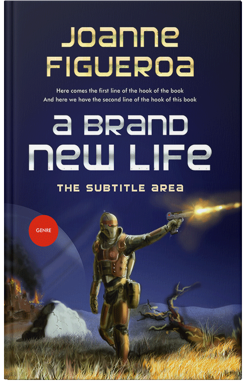 Front view of Port Gore #3385 - Premade Science Fiction Book Cover