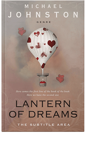 Pre Made Book Cover Sandrift