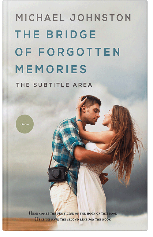 Front view of Timberwolf #3399 - Premade Romance Book Cover