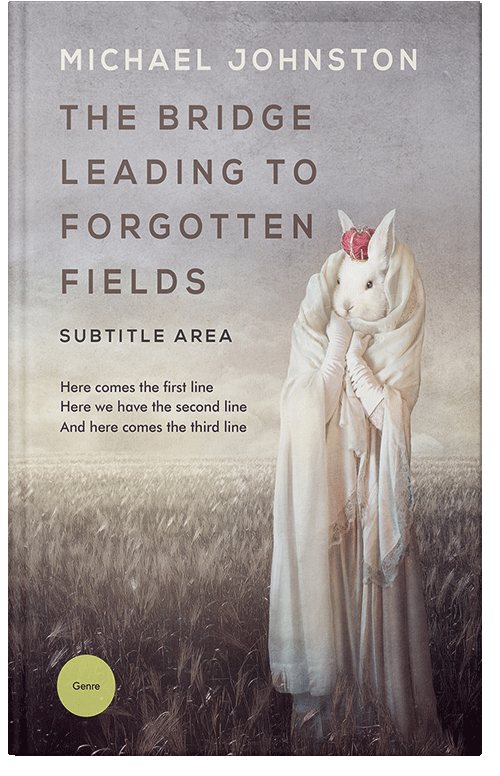 Front view of Premade Fantasy Book Cover - Cotton Seed