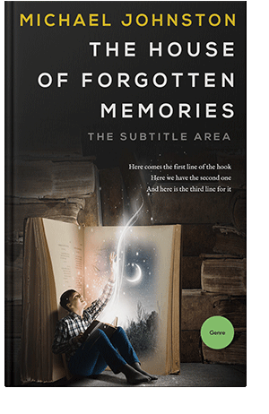 Pre Made Book Cover Coral Reef