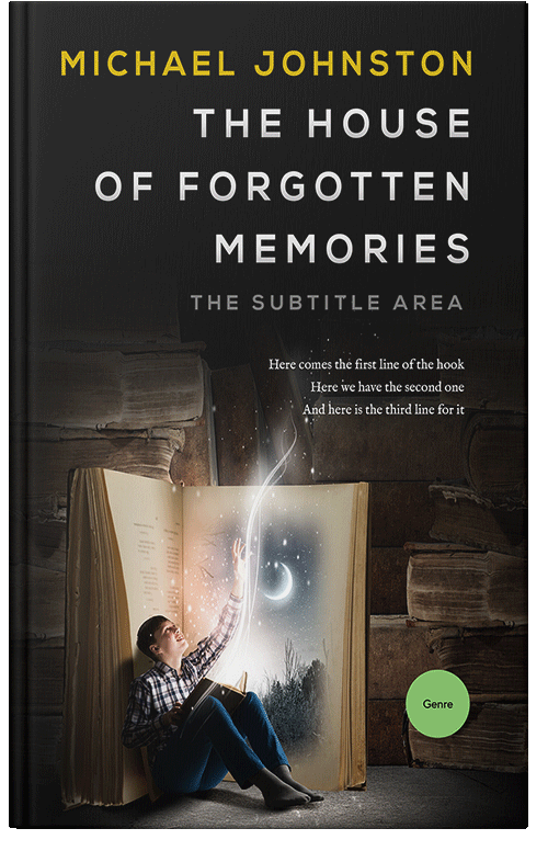 Front view of Premade Teen & Young Adult Book Cover - Coral Reef