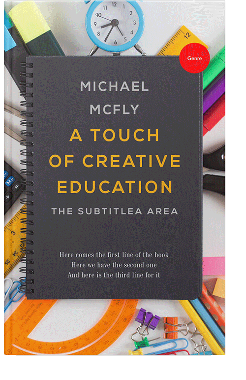 Front view of Calico #3407 - Premade Self-Improvement & Self-Help Book Cover