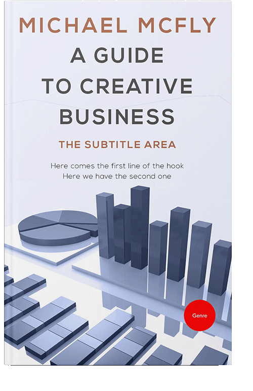 Front view of Fiord #3412 - Premade Business Book Cover