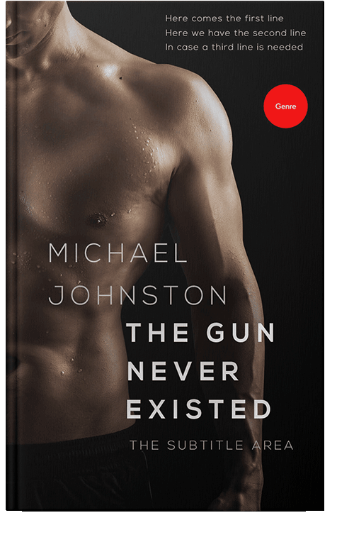 Front view of Quicksand #3415 - Premade Action & Adventure Book Cover