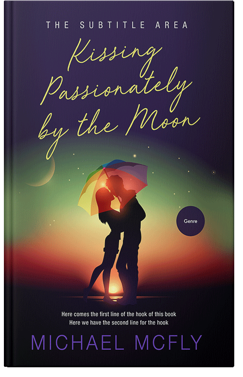 Front view of Revolver #3437 - Premade Romance Book Cover