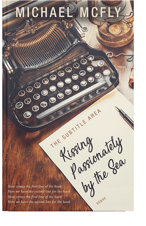 Front view of Baltic Sea #3438 - Premade Poetry Book Cover