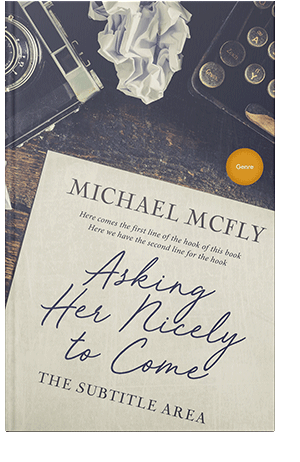 Pre Made Book Cover Ship Gray