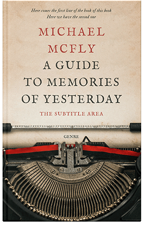 Pre Made Book Cover Log Cabin