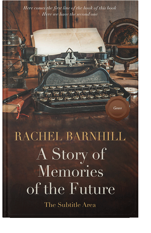 Front view of English Walnut #3447 - Premade Literary Fiction Book Cover