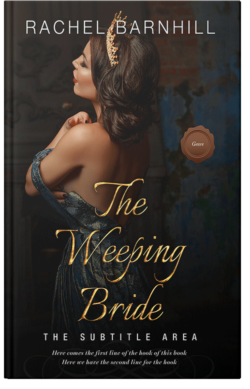 Front view of Cod Gray #3460 - Premade Romance Book Cover