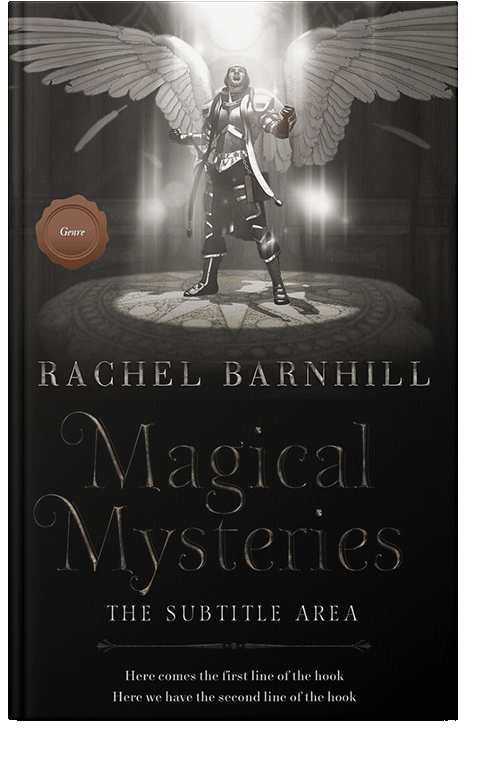 Front view of Silk #3464 - Premade Fantasy Book Cover