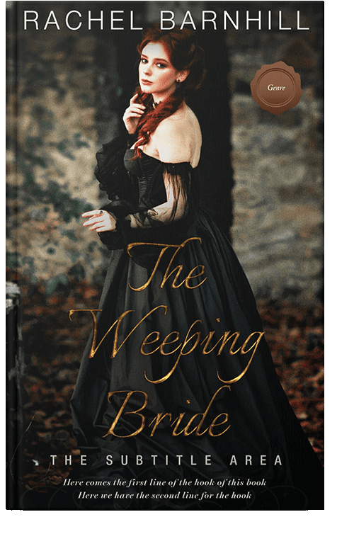 Front view of Rangoon Green #3467 - Premade Fantasy Book Cover