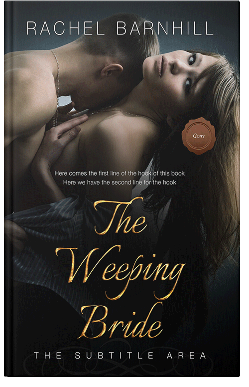 Front view of Cod Gray #3468 - Premade Erotica Book Cover