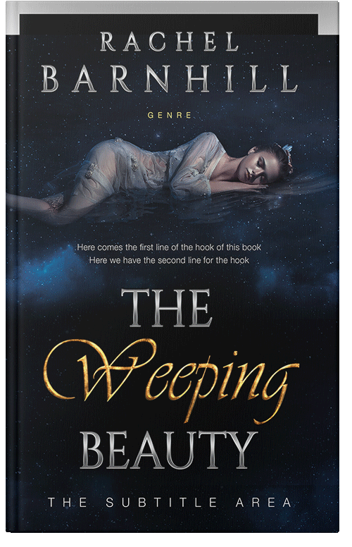 Front view of Premade Romance Book Cover - Ebony