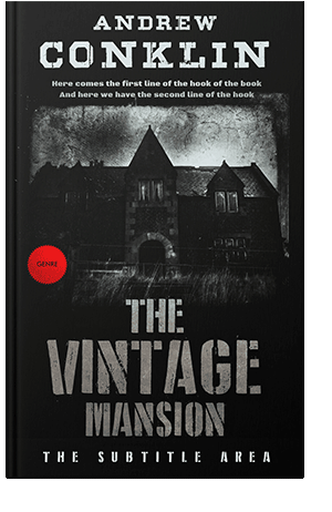 Pre Made Book Cover Cloudy