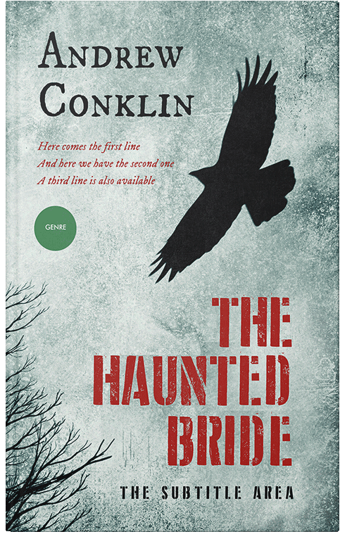 Front view of Premade Mystery & Thriller & Suspense Book Cover - Conch