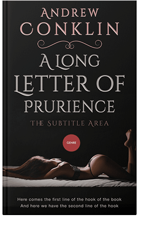 Pre Made Book Cover Black