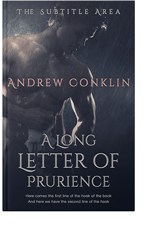 Pre Made Book Cover Ebony Clay