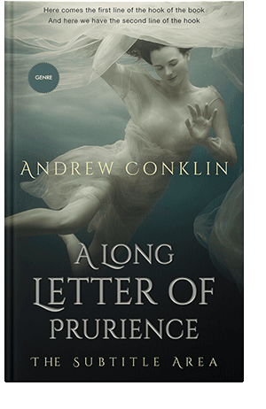 Pre Made Book Cover Outer Space