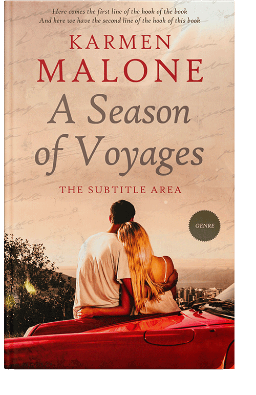 Front view of Pancho #3527 - Premade Romance Book Cover