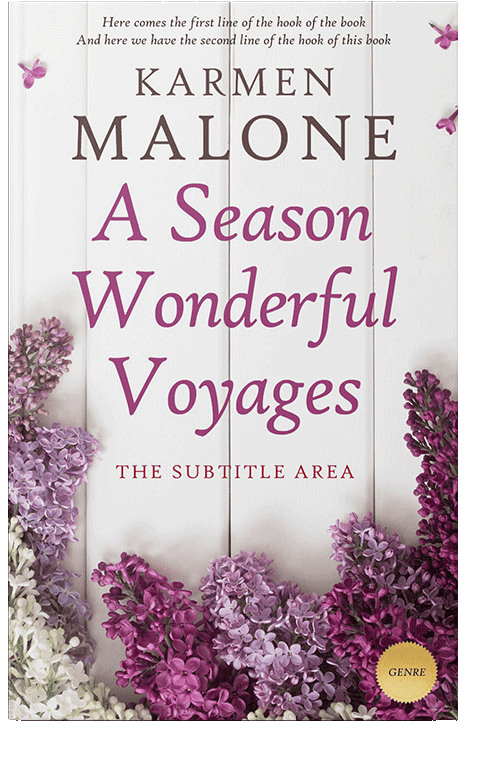 Front view of Ebb #3528 - Premade Romance Book Cover