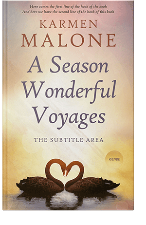 Pre Made Book Cover Stark White