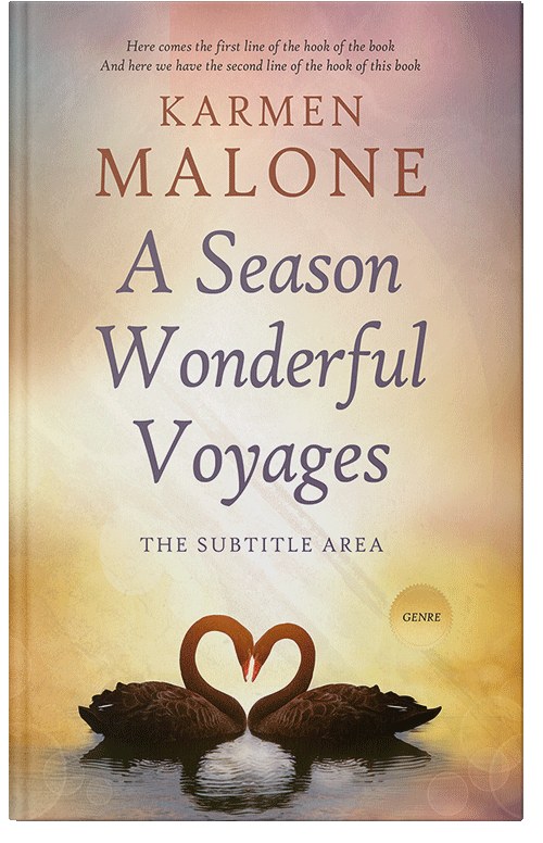 Front view of Premade Romance Book Cover - Stark White