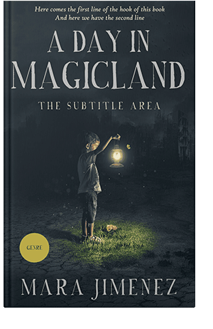 Pre Made Book Cover Mirage