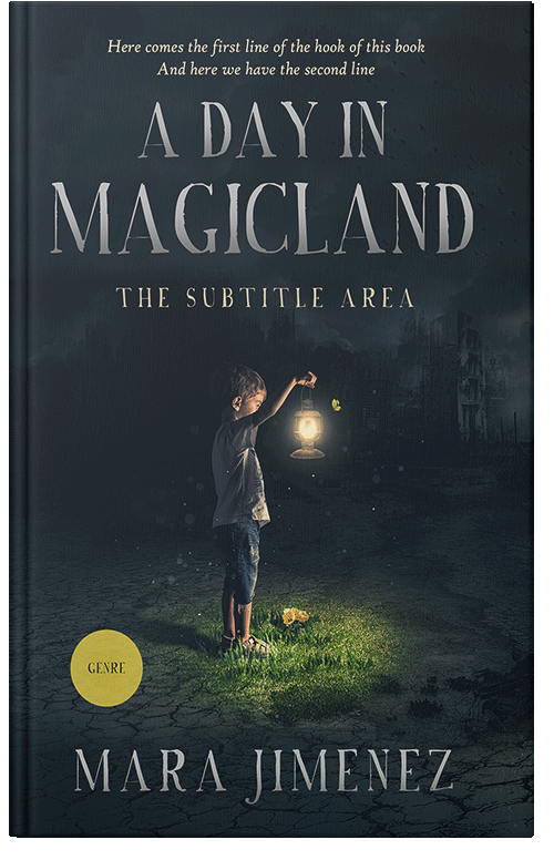 Front view of Premade Children's Book Cover - Mirage