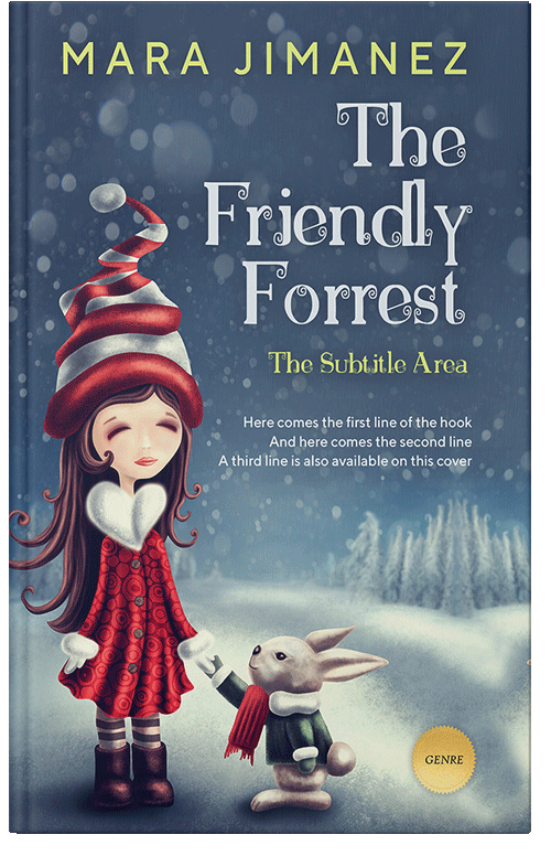 Front view of Premade Fantasy Book Cover - Pickled Bluewood