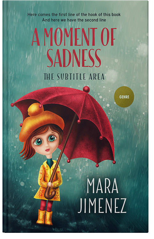 Front view of Premade Fantasy Book Cover - Patina