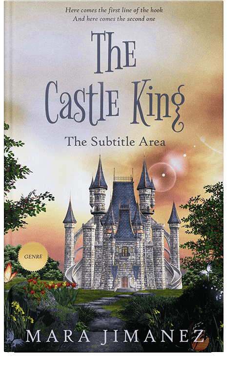 Front view of Heavy Metal #3545 - Premade Fantasy Book Cover