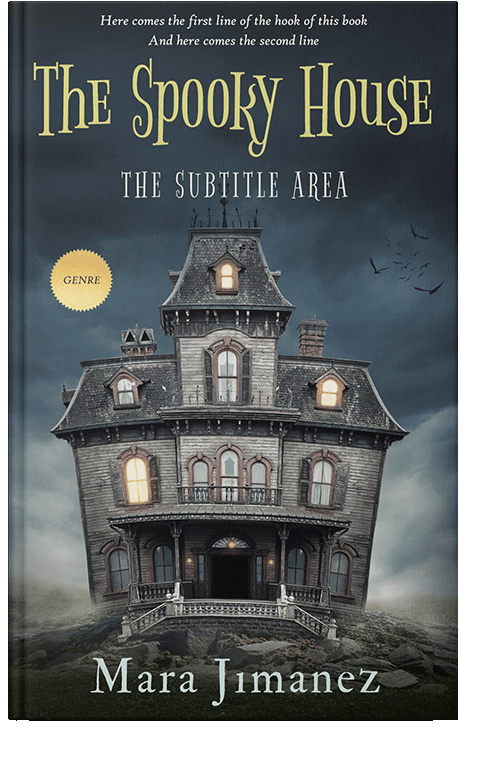 Front view of Outer Space #3548 - Premade Horror Book Cover