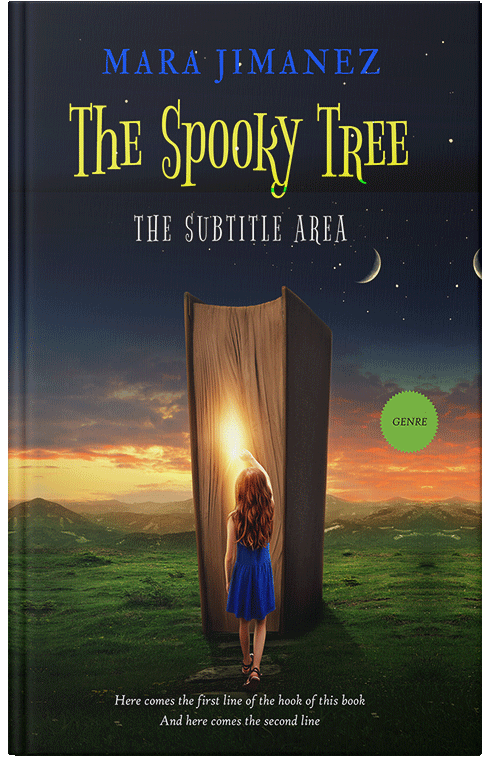 Front view of Tussock #3551 - Premade Fantasy Book Cover